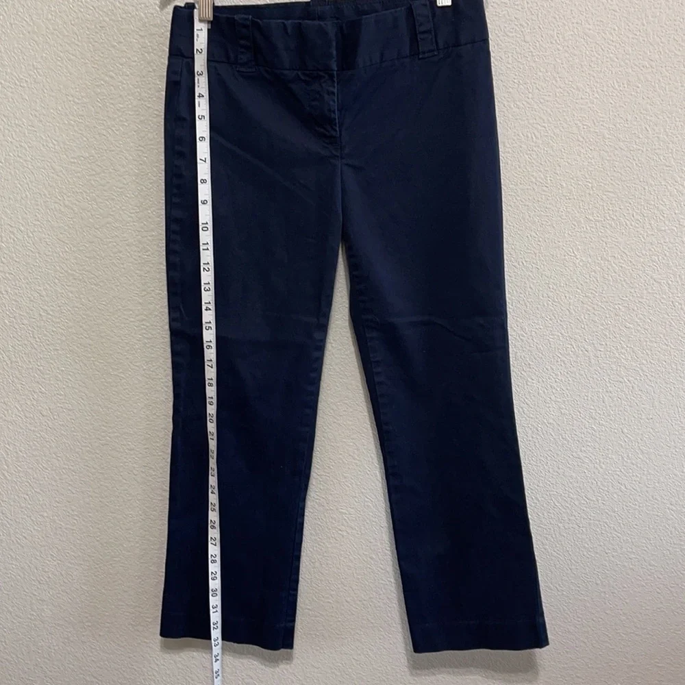 J.Crew Woman Indigo City Fit Khaki Stretch Pants Size 0